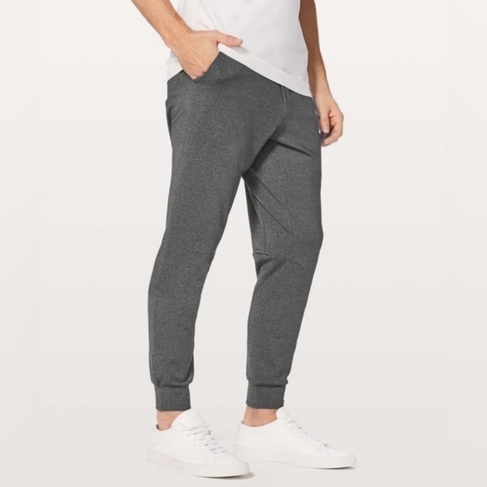 Lululemon Intent Jogger Pants in Heathered Black Gray Medium‎ 30” Luon Athletic